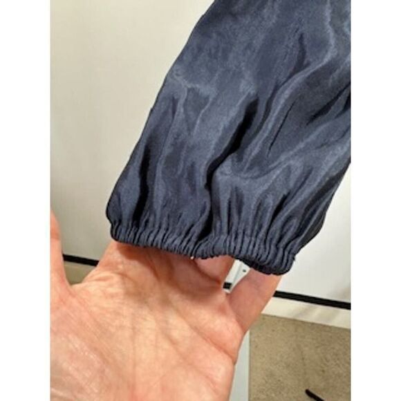 RAMY BROOK Women's Alana Beaded Cold-Shoulder Long Sleeve Blouse Blue Medium - Picture 5 of 11